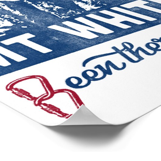 Mt Whitney Poster Mountain Climbing Souvenir ポスター (角)