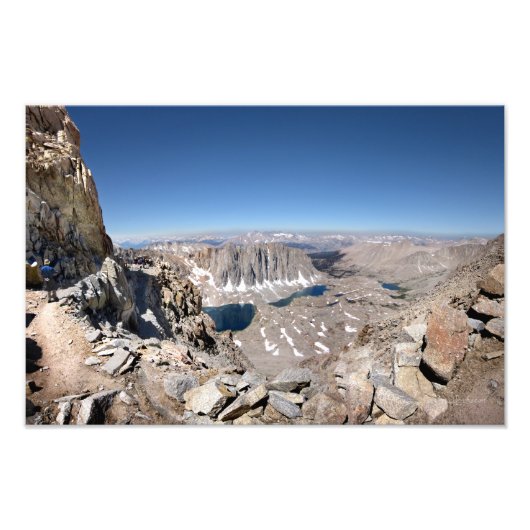 Mt Whitney Trail Junction John Muir Trail フォトプリント (正面)