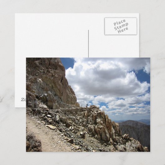 Mt Whitney Trail Junction - John Muir Trail ポストカード (正面/裏面)