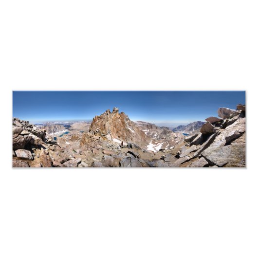 Mt Whitney Trailcrest - John Muir Trail フォトプリント (正面)