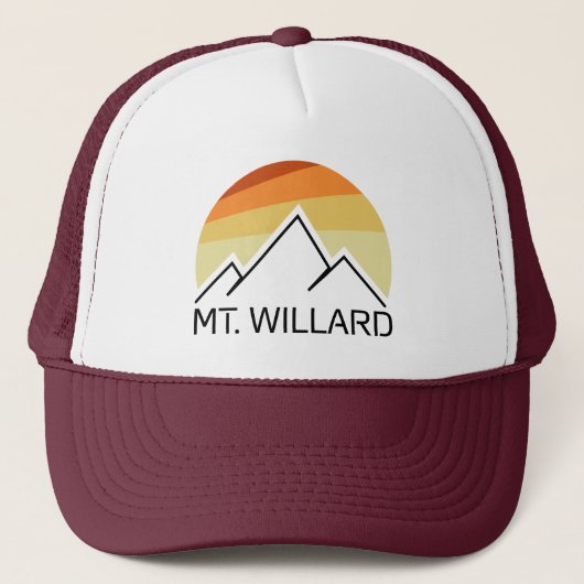 Mt. Willard New Hampshire Retro キャップ (正面)