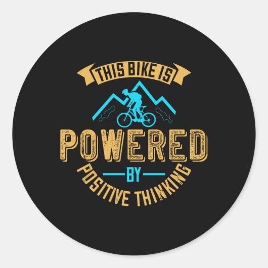 MTBバイクは次の製品によって前向き動考える作される ラウンドシール (正面)