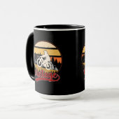 MTBマウンテンサイクリング-RIDEマウンテンバイク マグカップ (正面左)