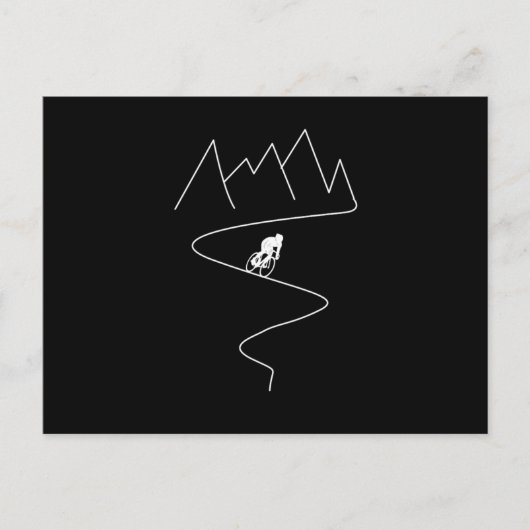 MTBマウンテンバイクサイクリングサイクリストサイクリング自転車G ポストカード (正面)