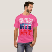 MtbマウンテンバイクサイクリングBMXカジャージー Tシャツ (正面フル)