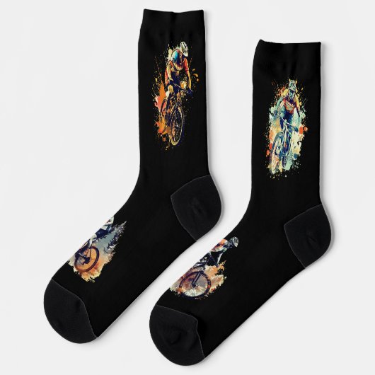 MTBマウンテンバイクソックス ソックス (左)