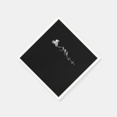 MTBマウンテンバイク自転車バイクもしくは自転車に乗る人ギフトサイクリストハート スタンダードカクテルナプキン (角)