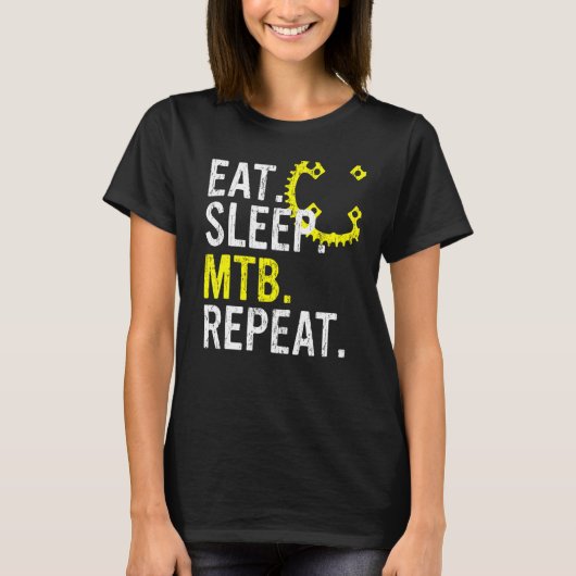 MTBリピ食べートマウンテンバイク2 Tシャツ (正面)