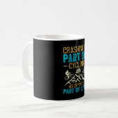 MTB – クラッシュはサイクリングの一部 コーヒーマグカップ (正面左)