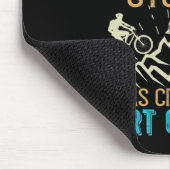 MTB – クラッシュはサイクリングの一部 マウスパッド (コーナー)