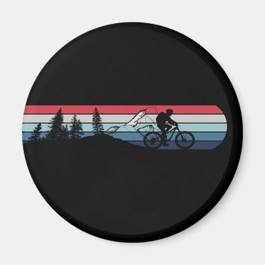 MTB ダウンヒル マウンテンバイク マグネット (正面)