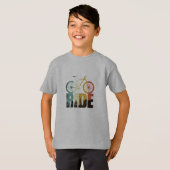 MTB ダウンヒル マウンテンバイク ライダー Tシャツ (正面フル)