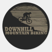 MTB ダウンヒル マウンテンバイク ラウンドシール (正面)