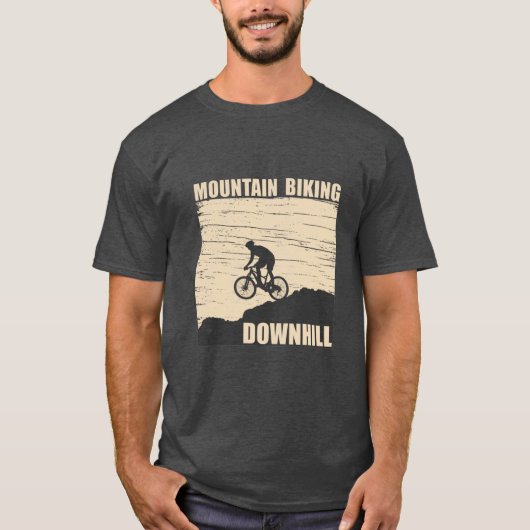 MTB ダウンヒル マウンテンバイク Tシャツ (正面)