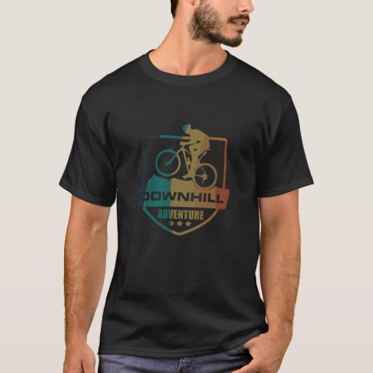 Mtb ダウンヒル マウンテンバイク tシャツ (正面)
