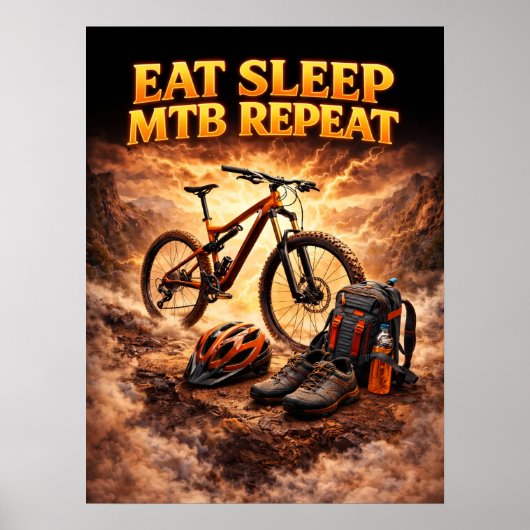 MTB トレイルファイアライド ポスター (正面)