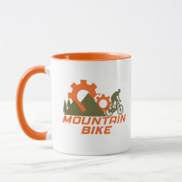 MTB モダンダウンヒルマウンテンバイク マグカップ