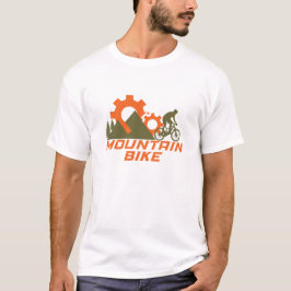 MTB モダンダウンヒルマウンテンバイク Tシャツ