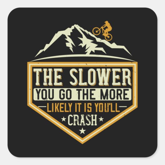 MTB – 速度が遅いほどクラッシュする可能性が高い スクエアシール (正面)