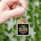 MTB – 速度が遅いほど、クラッシュする可能性が高い キーホルダー (手)