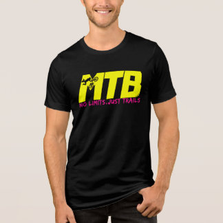 MTB 限界突破 トレイルオンリー マウンテンバイク デザイン トライブレンドＴシャツ