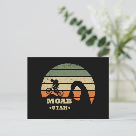 Mtb Moab - ユタ州マウンテンバイク シーズンポストカード (スタンド正面)