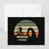 Mtb Moab - ユタ州マウンテンバイク シーズンポストカード (正面/裏面)
