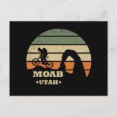 Mtb Moab - ユタ州マウンテンバイク シーズンポストカード (正面)