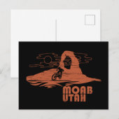 Mtb Moab - ユタ州マウンテンバイク シーズンポストカード (正面/裏面)
