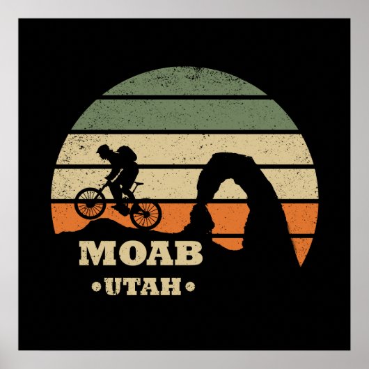 Mtb Moab - ユタ州マウンテンバイク ポスター (正面)
