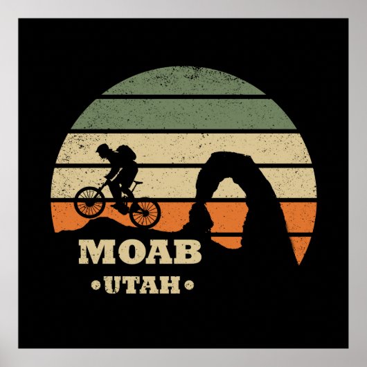 Mtb Moab - ユタ州マウンテンバイク ポスター (正面)