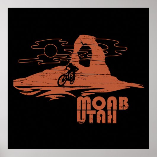 Mtb Moab - ユタ州マウンテンバイク ポスター (正面)