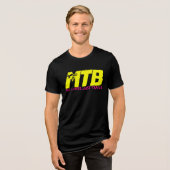 MTB No Limits Only Trails Mountain Bike Design トライブレンドＴシャツ (正面全面)