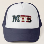 mtb usa american distressed flag キャップ (正面)