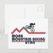 Mtb Utah - モアブ マウンテンバイク シーズンポストカード (正面/裏面)