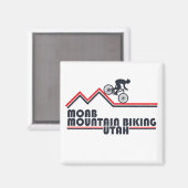 Mtb Utah - モアブ マウンテンバイク マグネット (正面/裏面)