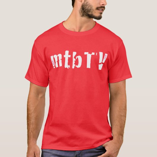 mtbTVのバイクのワイシャツ Tシャツ (正面)