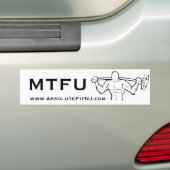 MTFUのバンパーステッカー バンパーステッカー (車上)