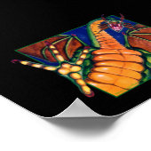 MtGシヴァンドラゴンプリントオンブラック ポスター (角)