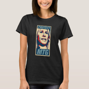 MTG 保護 Marjorie Taylor Greene MTG Political Tシャツ