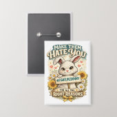 MTHY ひまわりボタン 缶バッジ (正面/裏面)