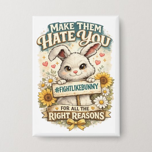 MTHY Sunflower Button 缶バッジ (正面)