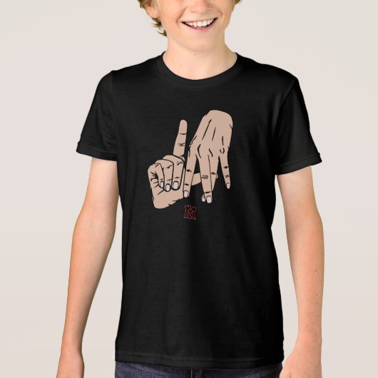 MTLハンドサイン トライブレンドＴシャツ (正面)