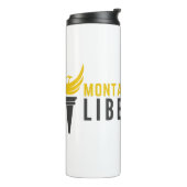 MTLPオフィシャルホワイトサーマルマグ タンブラー (回転左)