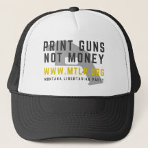 MTLPプリント銃ではなくマネートラック帽