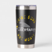 MTLPプリント銃Not Money Mug 保温保冷タンブラー (正面)