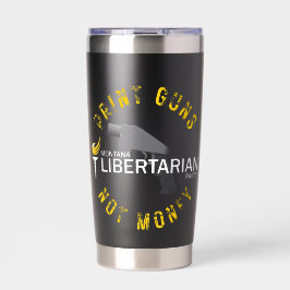 MTLPプリント銃Not Money Mug 保温保冷タンブラー