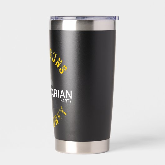 MTLPプリント銃Not Money Mug 保温保冷タンブラー (左面)