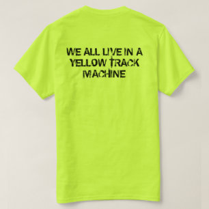 MTM黄色いトラック機械 Tシャツ