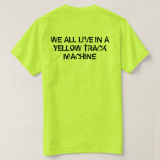 MTM黄色いトラック機械 Tシャツ